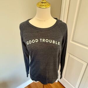 Alternative Dark Gray Shirt with John Lewis Slogan